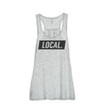 thumbnail image 1 of Thread Tank Local Women's Sleeveless Flowy Racerback Tank Top Sport Grey 2X-Large, 1 of 5