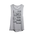 thumbnail image 1 of Thread Tank Lord Hope Future Women's Sleeveless Muscle Tank Top Sport Grey Small, 1 of 4