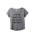 thumbnail image 1 of Thread Tank Love 90s RB Women's Relaxed Slouchy Dolman T-Shirt Tee Heather Grey Small, 1 of 4
