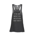 thumbnail image 1 of Thread Tank Love 90s RB Women's Sleeveless Flowy Racerback Tank Top Charcoal Small, 1 of 5