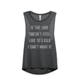 thumbnail image 1 of Thread Tank Love 90s RB Women's Sleeveless Muscle Tank Top Charcoal Small, 1 of 4