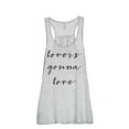 thumbnail image 1 of Thread Tank Lovers Gonna Love Women's Fashion Sleeveless Flowy Racerback Tank Top Sport Grey Medium, 1 of 5