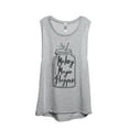 thumbnail image 1 of Thread Tank Making Magic Happen Women's Sleeveless Muscle Tank Top Sport Grey Small, 1 of 4