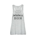 thumbnail image 1 of Thread Tank Mama Deer Women's Sleeveless Flowy Racerback Tank Top Sport Grey Large, 1 of 5