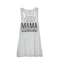 thumbnail image 1 of Thread Tank Mama In The Making Women's Fashion Sleeveless Flowy Racerback Tank Top Sport Grey X-Large, 1 of 5