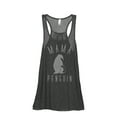 thumbnail image 1 of Thread Tank Mama Penguin Women's Sleeveless Flowy Racerback Tank Top Charcoal Small, 1 of 5
