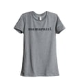 thumbnail image 1 of Thread Tank MamaRazzi Women's Relaxed Crewneck T-Shirt Tee Heather Grey Small, 1 of 4