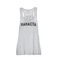 thumbnail image 1 of Thread Tank Mamacita Women's Sleeveless Flowy Racerback Tank Top Sport Grey X-Large, 1 of 3