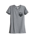 thumbnail image 1 of Thread Tank Mermaid At Heart Women's Relaxed Crewneck T-Shirt Tee Heather Grey Small, 1 of 4