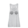 thumbnail image 1 of Thread Tank Mermaid Bra Women Sleeveless Flowy Racerback Tank Top, 1 of 4