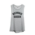 thumbnail image 1 of Thread Tank Mermaid Queen Women's Sleeveless Muscle Tank Top Sport Grey Small, 1 of 3