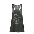 thumbnail image 1 of Thread Tank Merry Christmas Ya Sexy Animal Women's Sleeveless Flowy Racerback Tank Top Charcoal Medium, 1 of 5