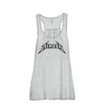 thumbnail image 1 of Thread Tank Mimosa (Metallica) Women's Fashion Sleeveless Flowy Racerback Tank Top Sport Grey Large, 1 of 5