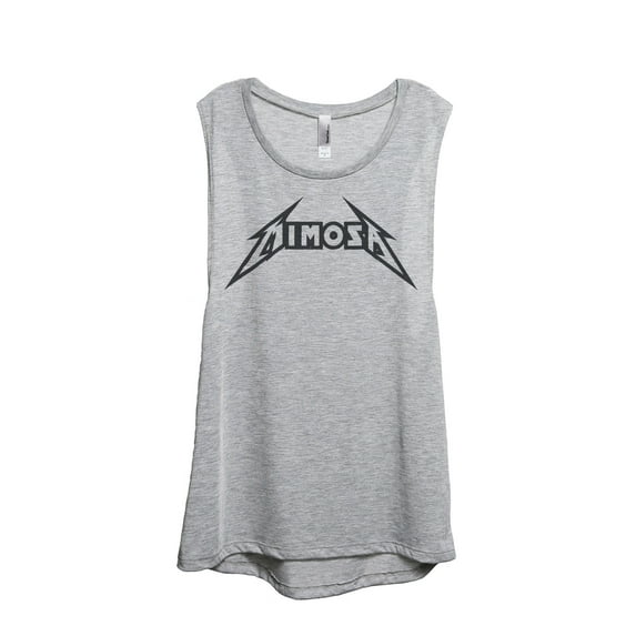 Thread Tank Mimosa (Metallica) Women's Fashion Sleeveless Muscle Tank Top Sport Grey 2X-Large