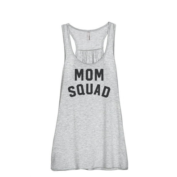 Thread Tank Mom Squad Women Sleeveless Flowy Racerback Tank Top