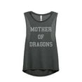 thumbnail image 1 of Thread Tank Mother of Dragons Women's Sleeveless Muscle Tank Top Charcoal Medium, 1 of 4