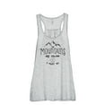 thumbnail image 1 of Thread Tank Mountains Are Calling Women Sleeveless Flowy Racerback Tank Top, 1 of 4