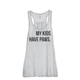 thumbnail image 1 of Thread Tank My Kids Have Paws Women's Sleeveless Flowy Racerback Tank Top Sport Grey Medium, 1 of 5