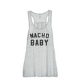 thumbnail image 1 of Thread Tank Nacho Baby Women's Sleeveless Flowy Racerback Tank Top Sport Grey 2X-Large, 1 of 3