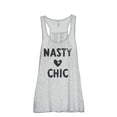 thumbnail image 1 of Thread Tank Nasty Woman Chic Women's Sleeveless Flowy Racerback Tank Top Sport Grey 2X-Large, 1 of 5