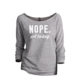 thumbnail image 1 of Thread Tank Nope Not Today Women's Slouchy 3/4 Sleeves Raglan Sweatshirt Sport Grey Small, 1 of 3