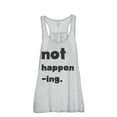 thumbnail image 1 of Thread Tank Not Happening Women's Sleeveless Flowy Racerback Tank Top Sport Grey 2X-Large, 1 of 5