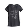 thumbnail image 1 of Thread Tank Only Dogs Can Judge Me Women's Fashion Relaxed Crewneck T-Shirt Tee Charcoal Small, 1 of 5