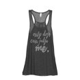 thumbnail image 1 of Thread Tank Only Dogs Can Judge Me Women's Fashion Sleeveless Flowy Racerback Tank Top Charcoal X-Large, 1 of 5