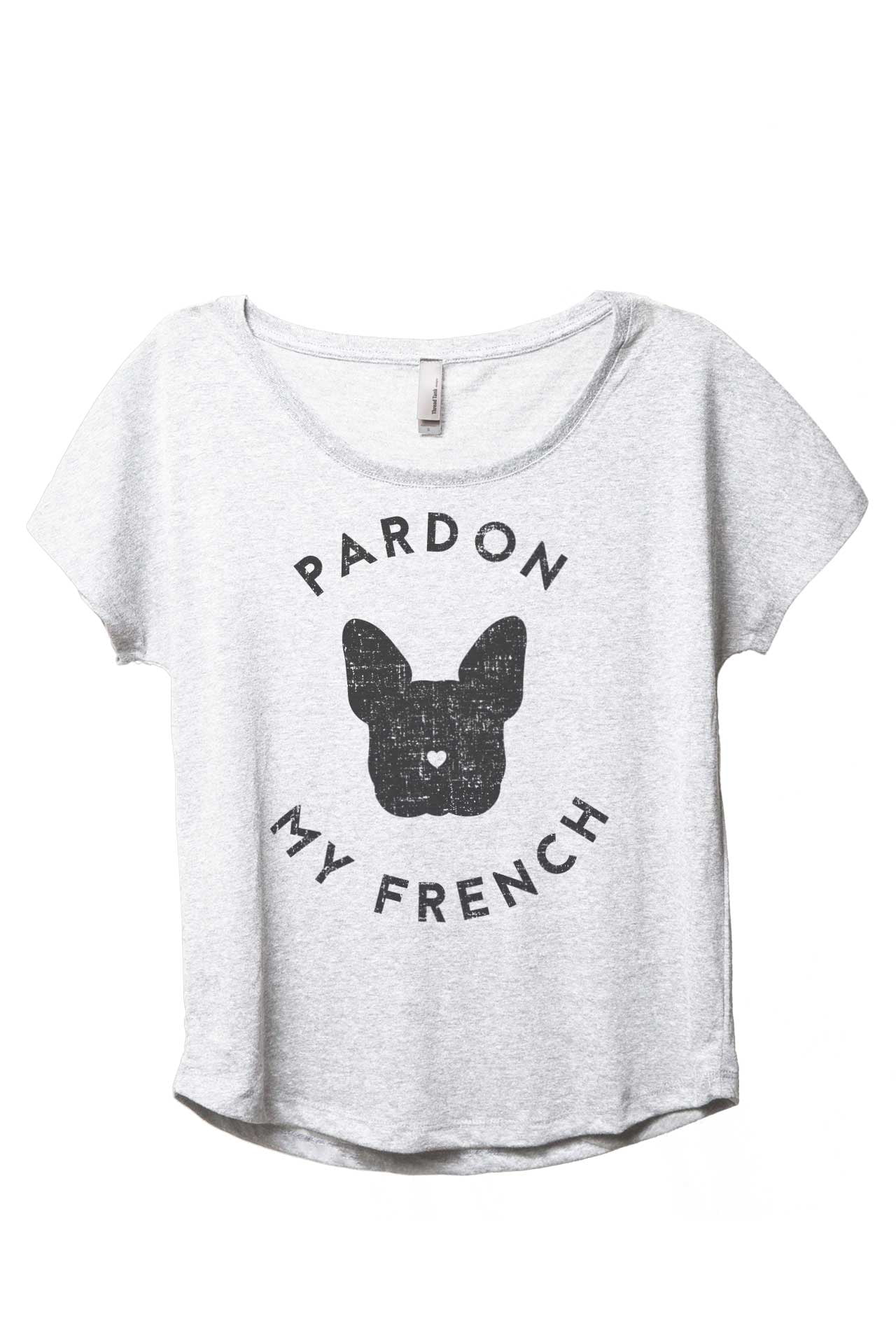 Thread Tank Pardon My French Women's Fashion Relaxed Slouchy