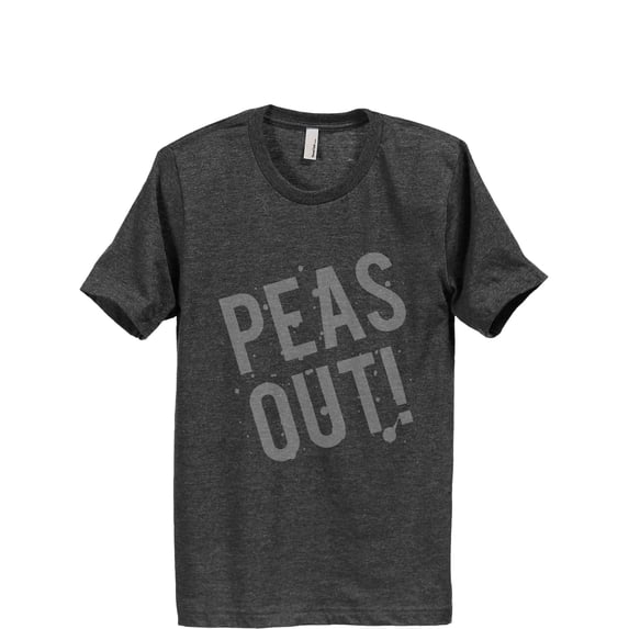 Thread Tank Peas Out! Vegetarian Men's Modern Fit T-Shirt Tee