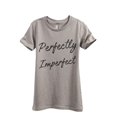 thumbnail image 1 of Thread Tank Perfectly Imperfect Women's Relaxed Crewneck T-Shirt Tee Heather Tan Large, 1 of 4