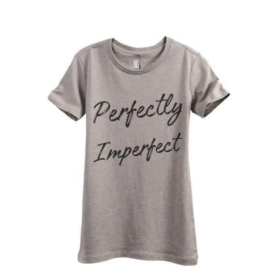 Thread Tank Perfectly Imperfect Women's Relaxed Crewneck T-Shirt Tee Heather Tan Large