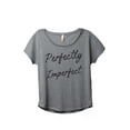 thumbnail image 1 of Thread Tank Perfectly Imperfect Women's Relaxed Slouchy Dolman T-Shirt Tee Heather Grey Medium, 1 of 4