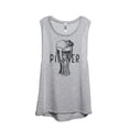 thumbnail image 1 of Thread Tank Pilsner Glass Sketch Women's Sleeveless Muscle Tank Top Sport Grey Small, 1 of 4