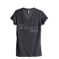 thumbnail image 1 of Thread Tank Please This Aint My First Rodeo Women's Relaxed V-Neck T-Shirt Tee Charcoal Small, 1 of 4