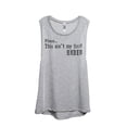 thumbnail image 1 of Thread Tank Please This Aint My First Rodeo Women's Sleeveless Muscle Tank Top Sport Grey Small, 1 of 4