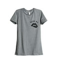 thumbnail image 1 of Thread Tank Read My Lips Women's Relaxed Crewneck T-Shirt Tee Heather Grey Small, 1 of 4