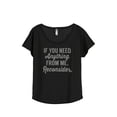thumbnail image 1 of Thread Tank Reconsider Women's Relaxed Slouchy Dolman T-Shirt Tee Heather Black 2X-Large, 1 of 4