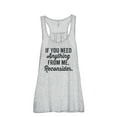 thumbnail image 1 of Thread Tank Reconsider Women's Sleeveless Flowy Racerback Tank Top Sport Grey Small, 1 of 5