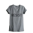thumbnail image 1 of Thread Tank Resist Women's Relaxed V-Neck T-Shirt Tee Heather Grey Small, 1 of 4