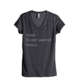 thumbnail image 1 of Thread Tank Rose Is My Secret Lover Women's Relaxed V-Neck T-Shirt Tee Charcoal X-Large, 1 of 4
