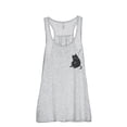 thumbnail image 1 of Thread Tank Sleepy Cat Women's Sleeveless Flowy Racerback Tank Top Sport Grey X-Large, 1 of 5