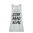 thumbnail image 1 of Thread Tank Stay Magical Women's Sleeveless Flowy Racerback Tank Top Sport Grey X-Large, 1 of 5