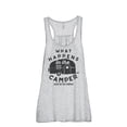 thumbnail image 1 of Thread Tank Stays In The Camper Women Sleeveless Flowy Racerback Tank Top, 1 of 4