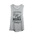 thumbnail image 1 of Thread Tank Super Cool Mama Women's Sleeveless Muscle Tank Top Sport Grey Small, 1 of 4