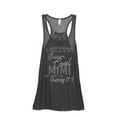 thumbnail image 1 of Thread Tank Super Cool Mimi Women's Sleeveless Flowy Racerback Tank Top Charcoal Small, 1 of 5