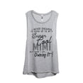thumbnail image 1 of Thread Tank Super Cool Mimi Women's Sleeveless Muscle Tank Top Sport Grey Small, 1 of 4