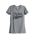 thumbnail image 1 of Thread Tank Team Internet Women's Relaxed Crewneck T-Shirt Tee Heather Grey Small, 1 of 4