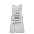 thumbnail image 1 of Thread Tank Time Card Women's Sleeveless Flowy Racerback Tank Top Sport Grey Small, 1 of 5