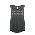 thumbnail image 1 of Thread Tank Tiny Human Whisperer Women's Fashion Sleeveless Muscle Tank Top Charcoal 2X-Large, 1 of 4